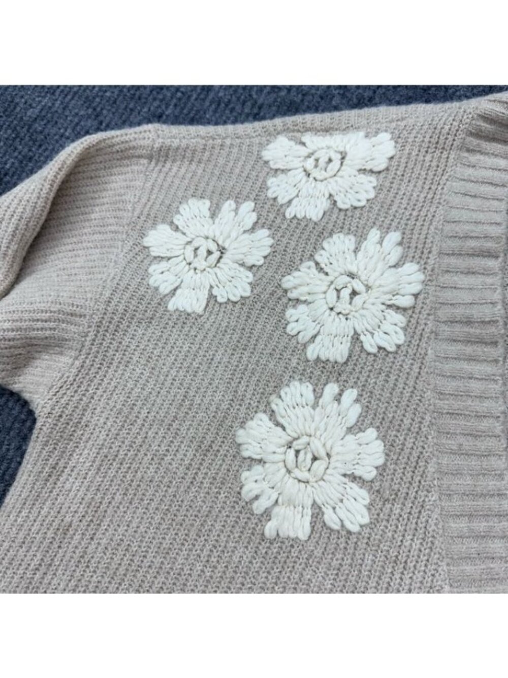 Torrid Vegan Cashmere Vneck Cardigan Floral Button Up Sweater 44445410 Womens 1X - Picture 3 of 9